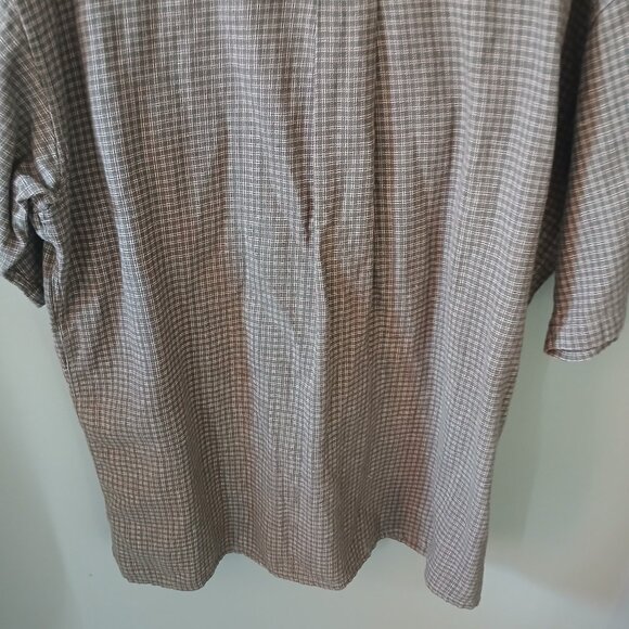 Woolrich Men's Short Sleeve Button Down Size XL 100%Cotton - Picture 12 of 13